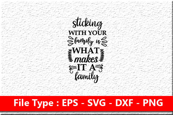 Family Svg Design: A Heartfelt Embroidery File for Real Projects